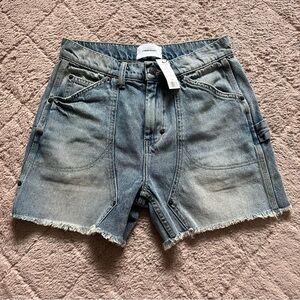 NWT Current/Elliot 100% Cotton Cut Off‎ Denim Shorts Women’s Size 24